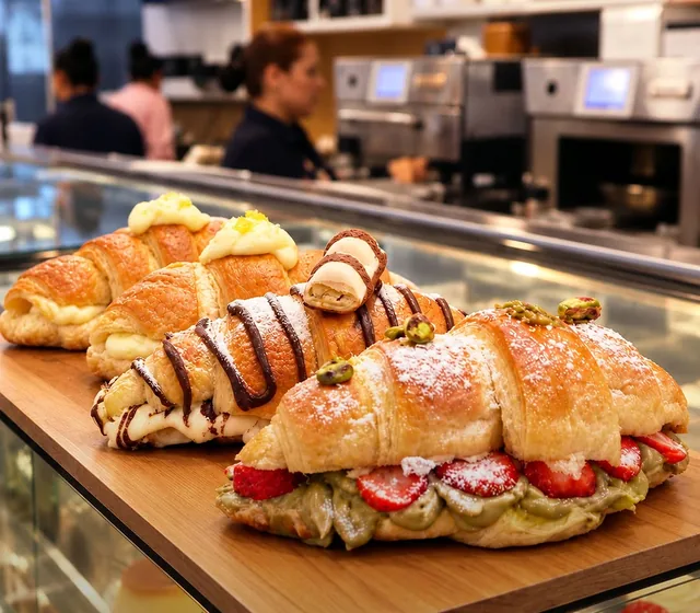 Croissants recheados